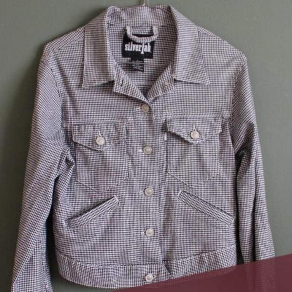 Vintage Levi’s 90s Original Houndstooth Jacket Size Medium